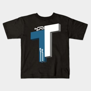 T Computer Logo Kids T-Shirt